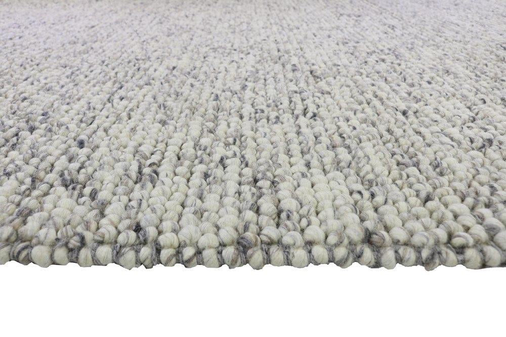 Pebbles Stony Path Hand Woven Wool and Cotton Blend Rug - Luxurious Rugs