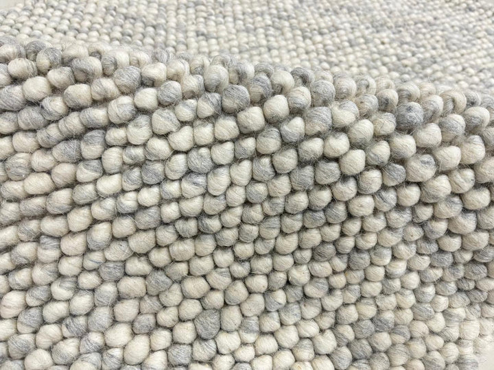 Pebbles ICY Blue RUG 80% WOOL AND 20% COTTON