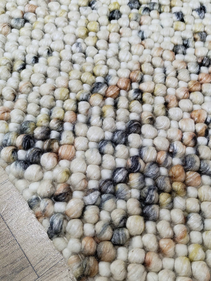 Pebbles Sienna Cloud Hand Woven Wool Rug