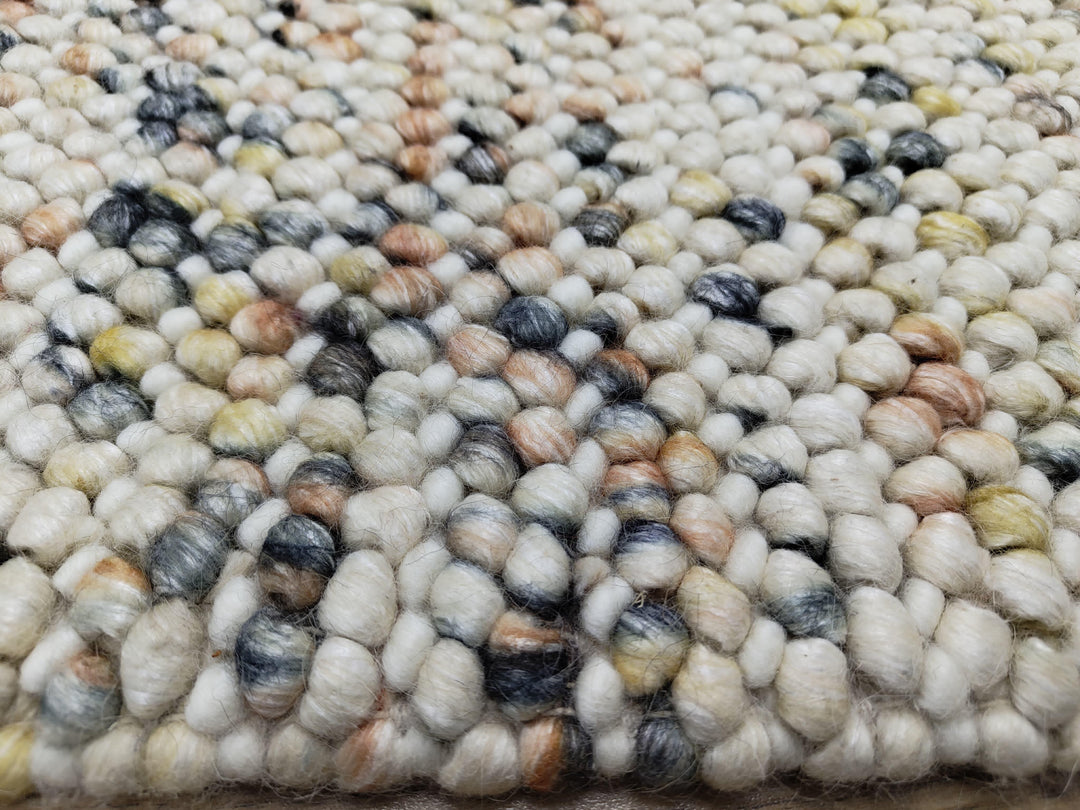 Pebbles Sienna Cloud Hand Woven Wool Rug