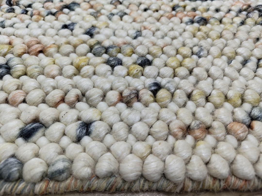 Pebbles Sienna Cloud Hand Woven Wool Rug