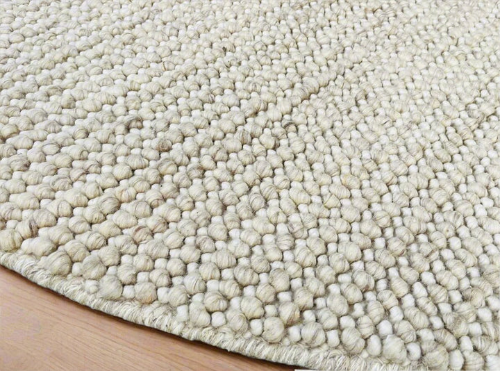 Pebbles Cherry Dune Hand-Woven wool Rug