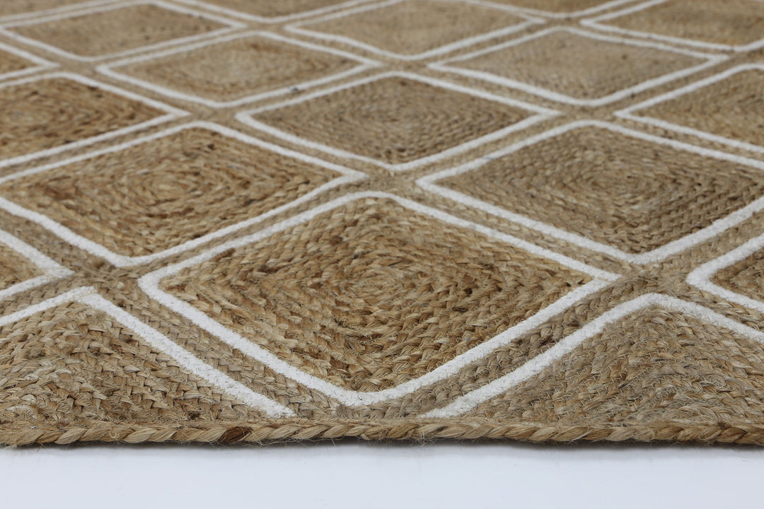 Artisan Beige Parquetry Rug