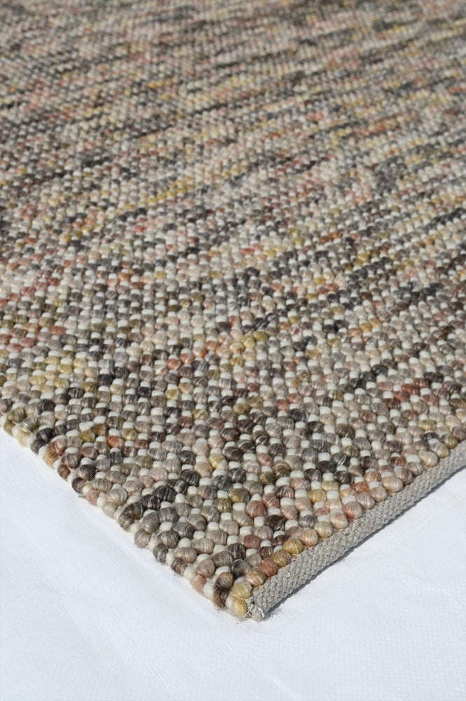 Cherry Spice Hand Woven Multi Wool Rug