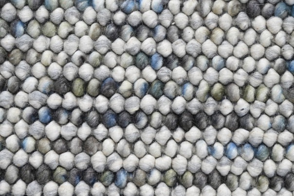 Pebbles Hand-Woven wool Oasis Multi colour Rug