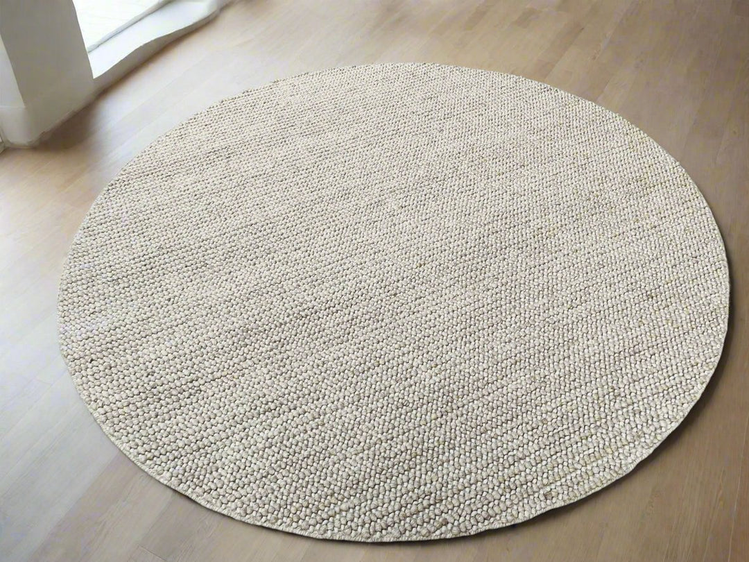 Pebbles Cherry Dune Hand-Woven wool Rug