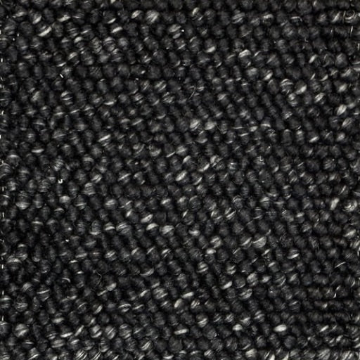 Pebbles Black Wool Hand Woven Rug
