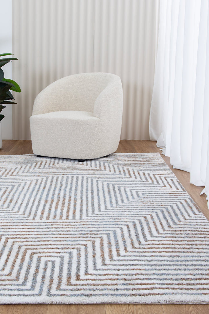 Grace Geometric Polyester Rug