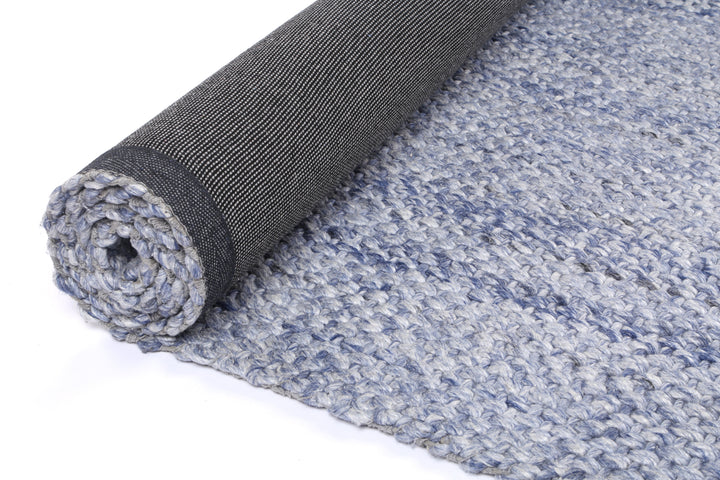 Harlow Chignon Blue Wool Blend Rug