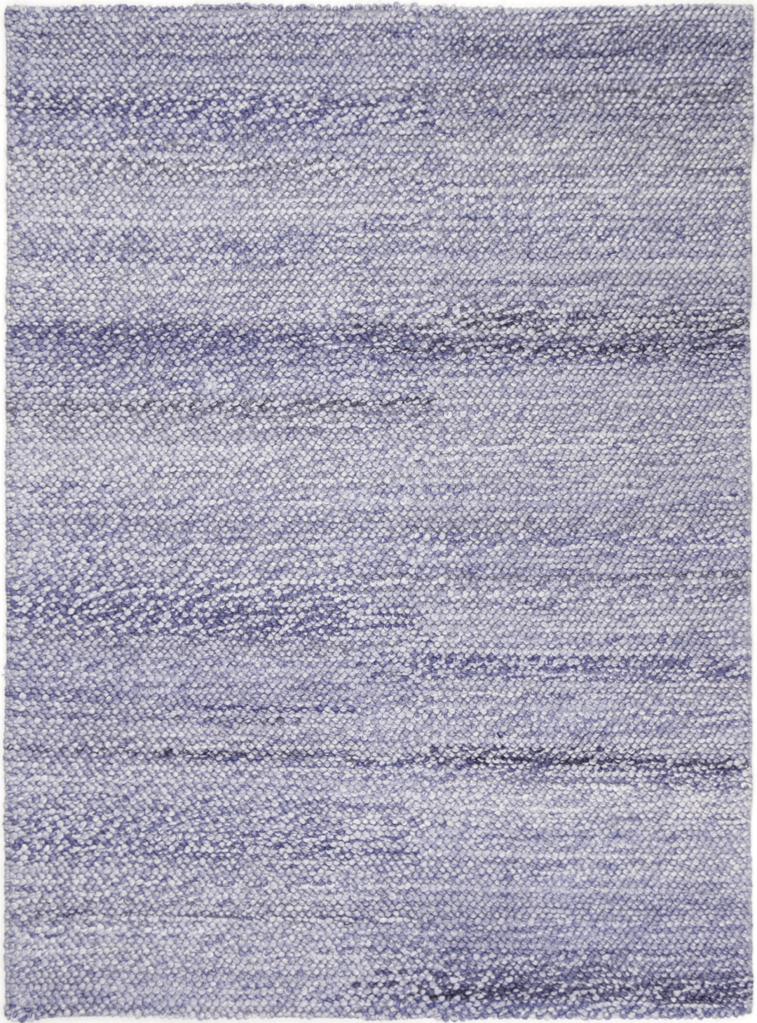 Harlow Loopy Blue Wool Blend Rug