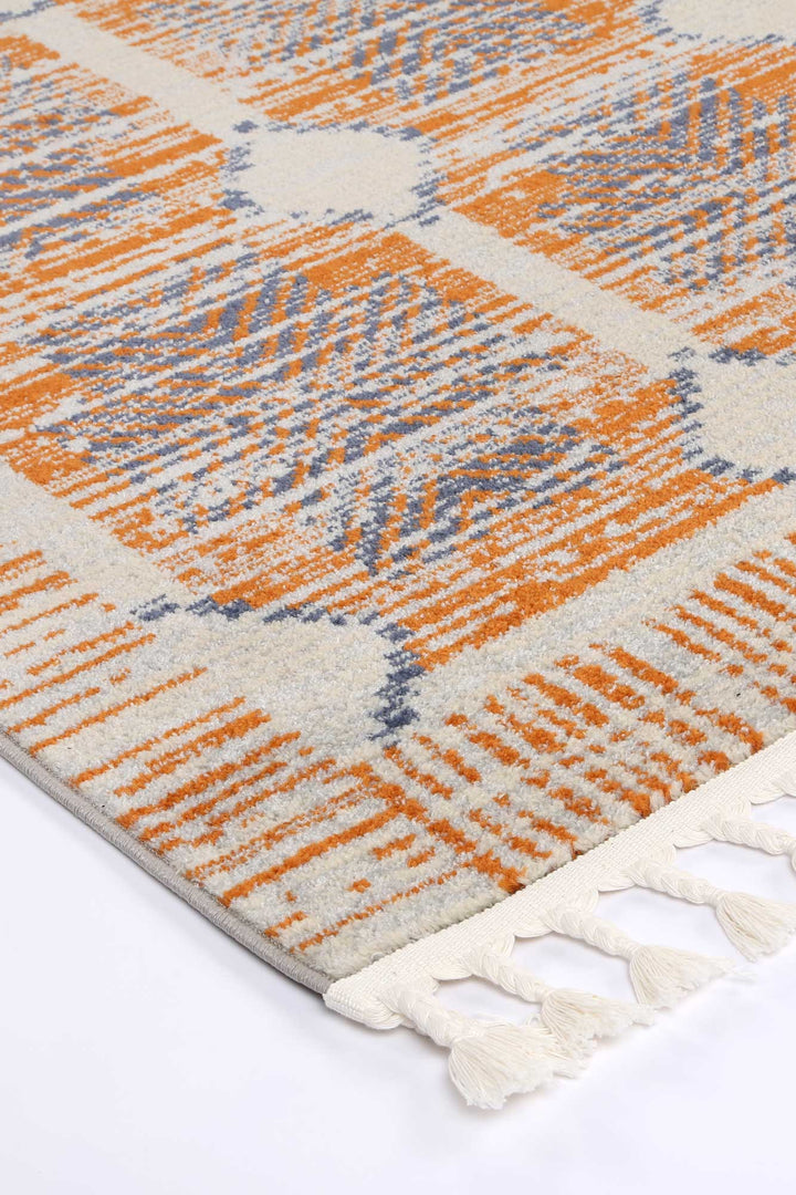 Inca Nasca Rust Contemporary Rug