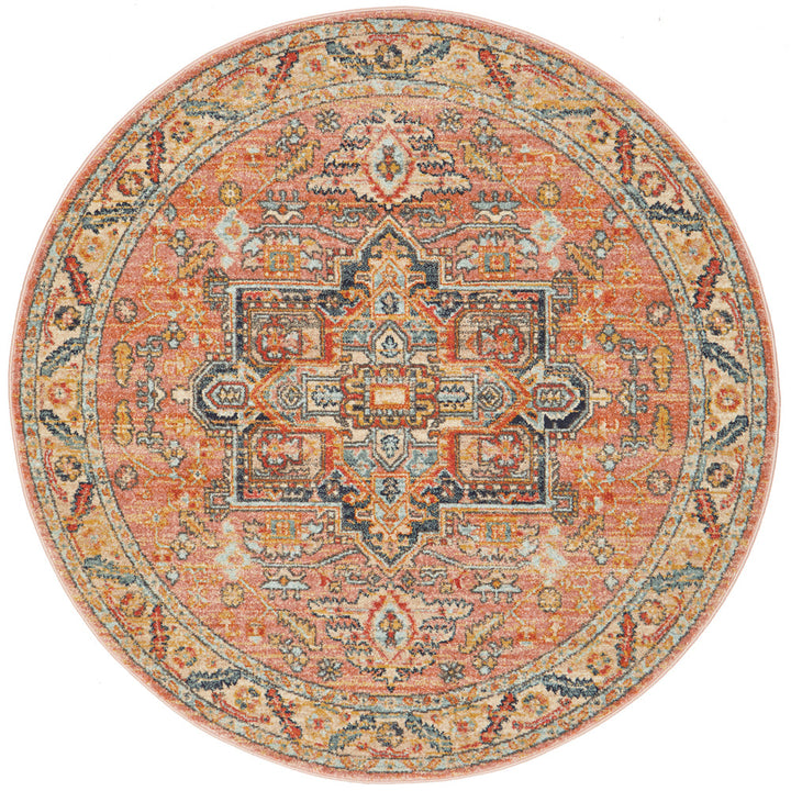 Legacy 850 Salmon Round Rug