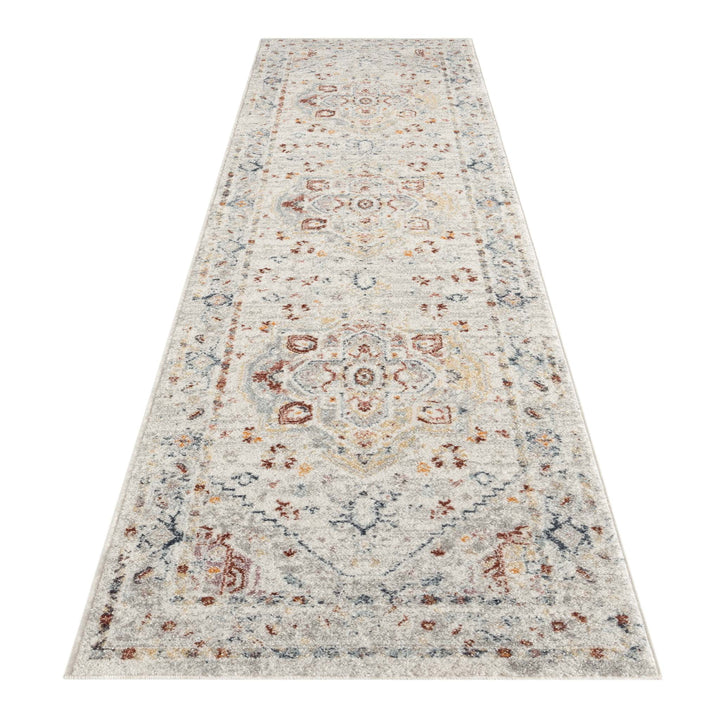 Nina 7403 Cream Hallway Runner