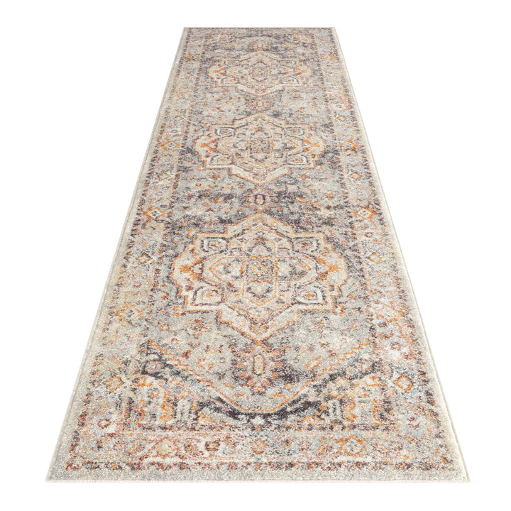 Nina 7405 Grey Hallway Runner