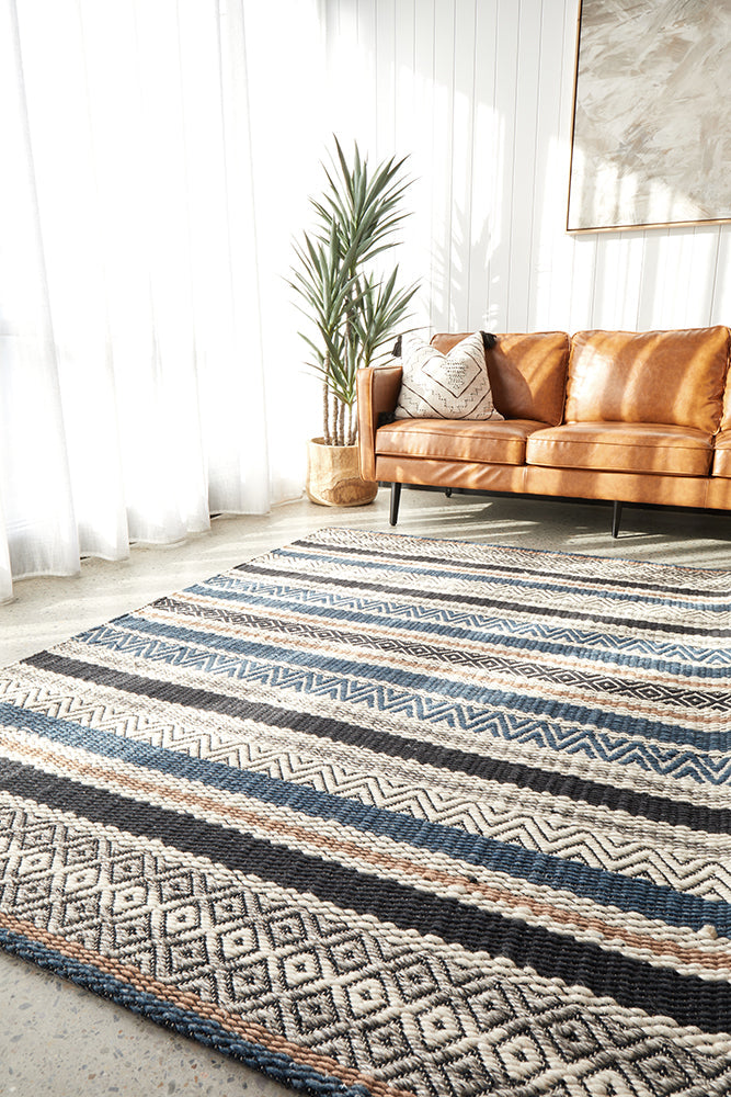 Miller Rhythm Swing Denim Rug