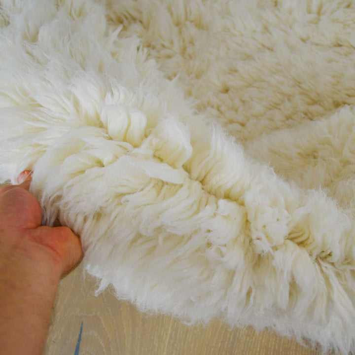 Flokati Natural Rug 100% New Zealand Wool