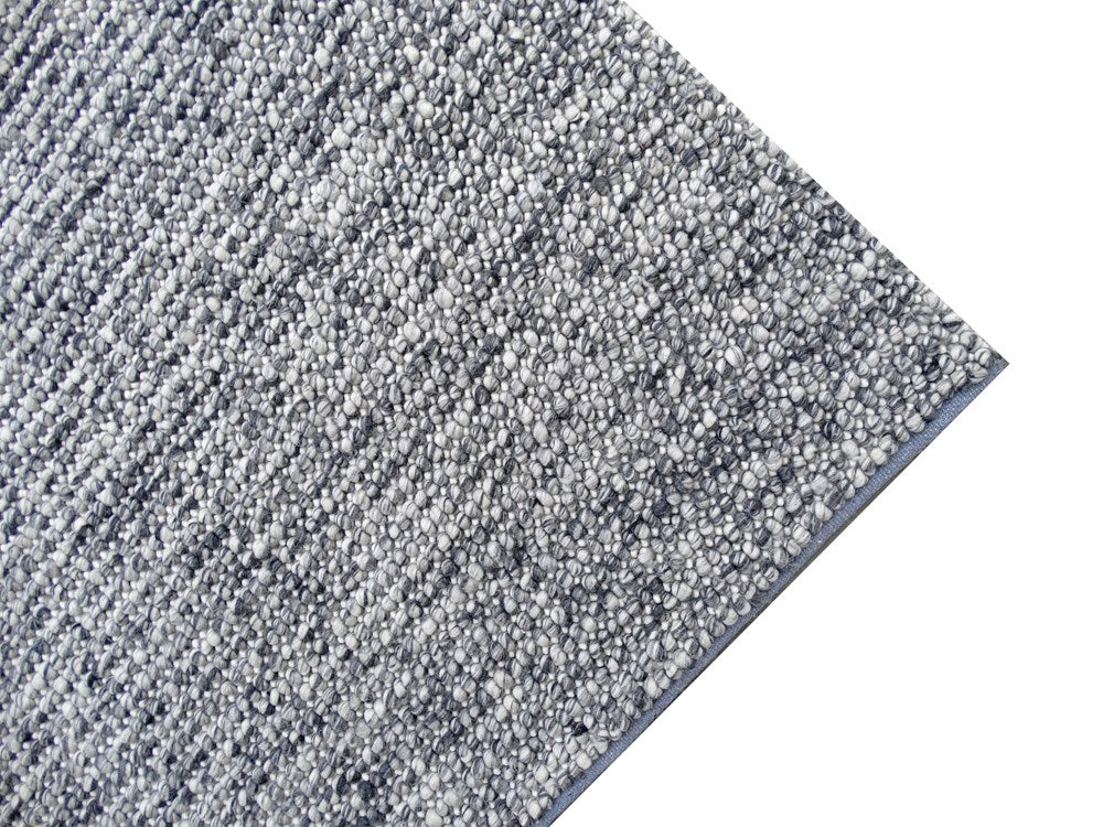 Pebbles Flint Hand Woven Wool and Cotton Blend Rug