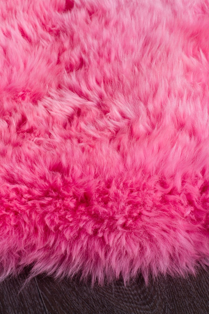 Natural New Zealand Sheep Skin - PINK