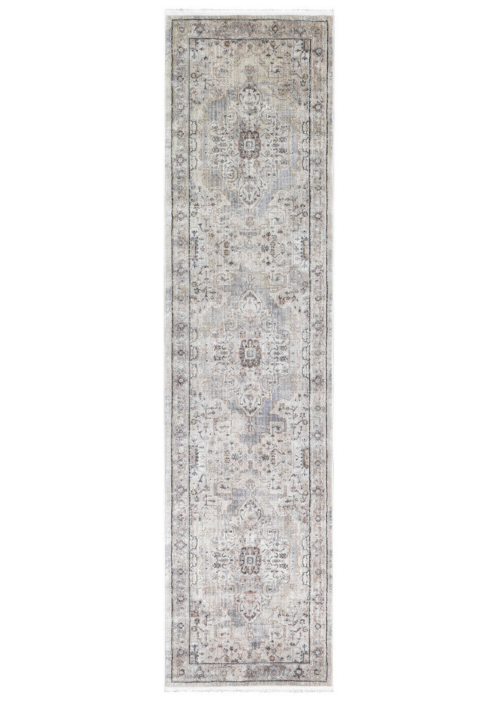 Crystal Warm Taupe Runner