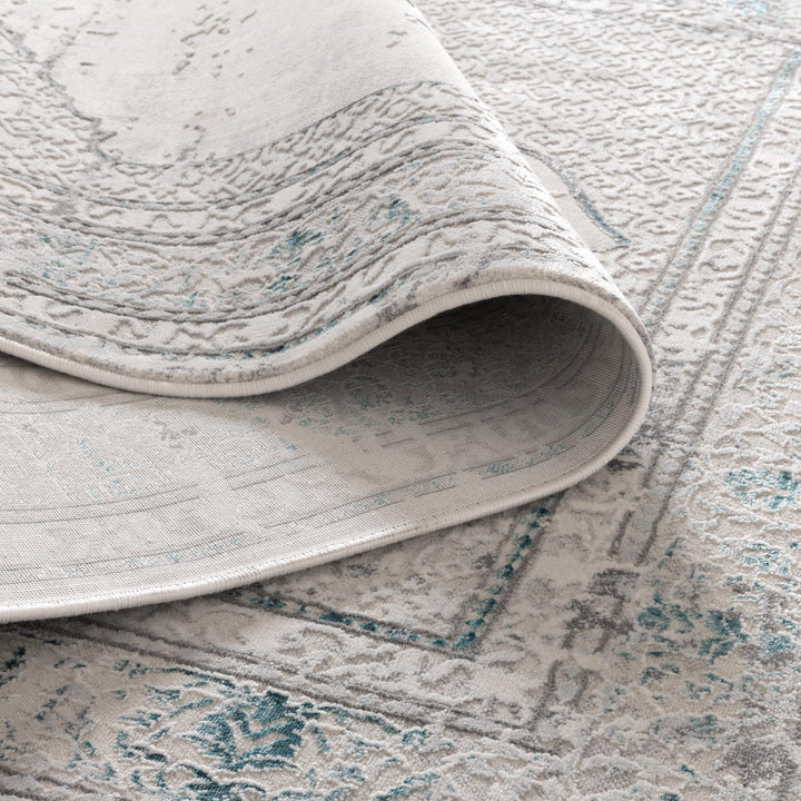 V001: Vestige Oriental Grey Blue Rug