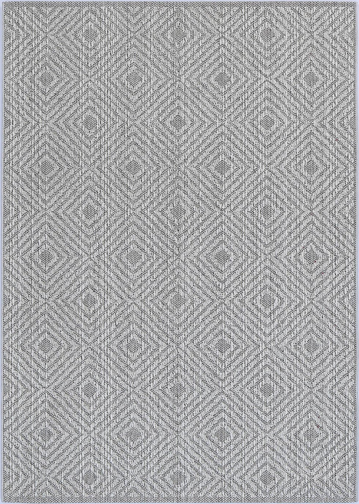 Vanuatu Walasi Ash Geometric Flatweave Rug