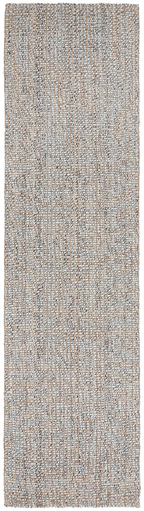 Arabella Grey  70% Wool 30% Jute Powerhouse Floor Rug