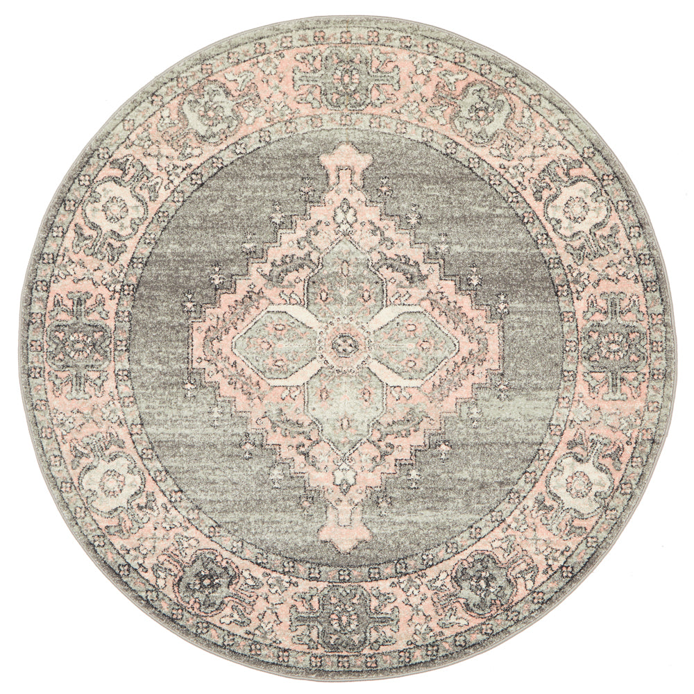 Avenue 703 Grey Round Rug