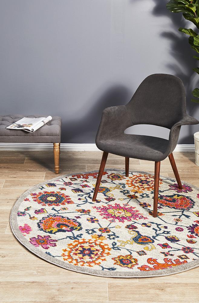 Babylon 208 Multi Round Rug