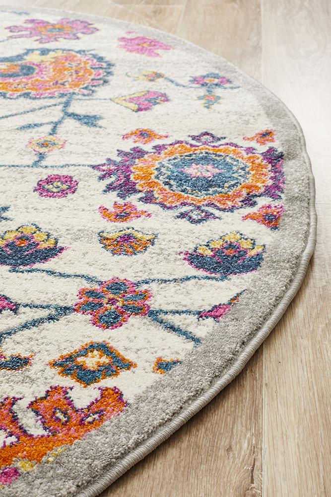 Babylon 208 Multi Round Rug