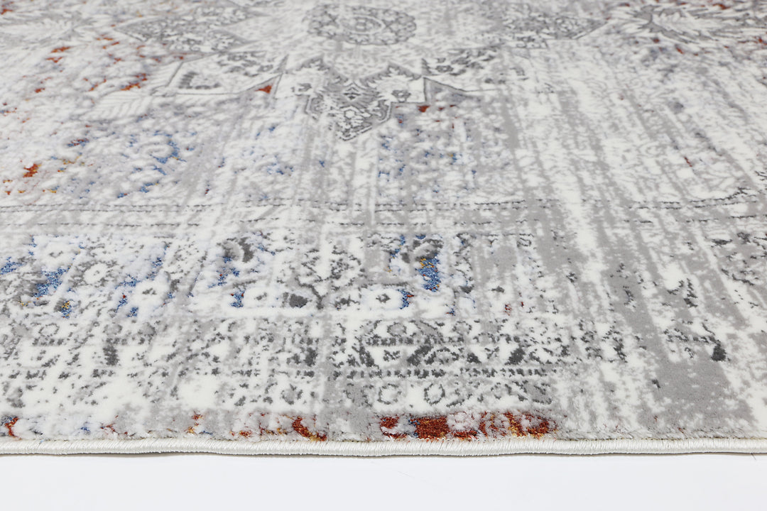 Bohemian Paradise Medalion Grey Multi Rug