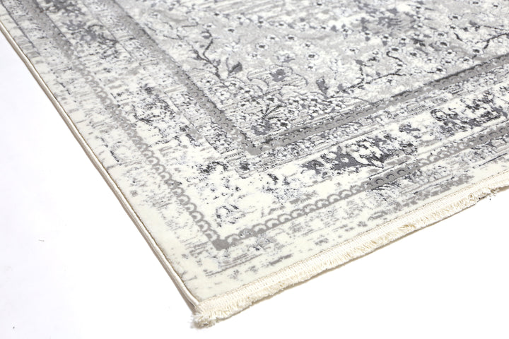 Bohemian Paradise Vintage Medalion Grey Rug