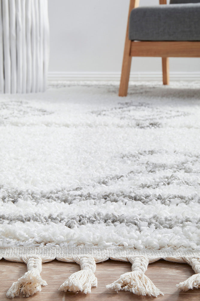 Casablanca Temara White Rug