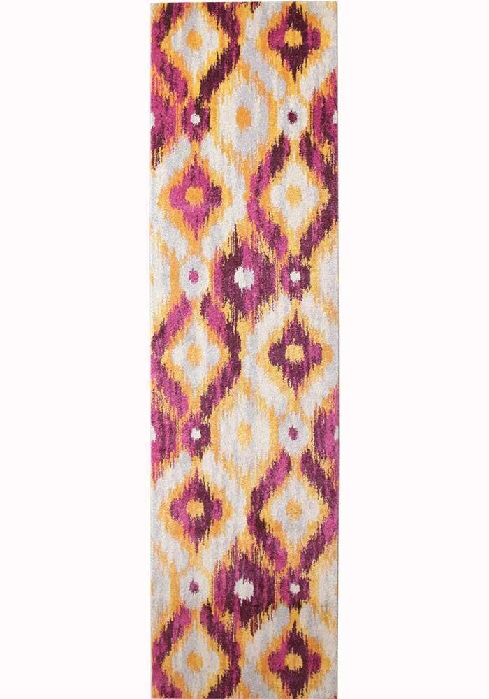 Dimensions Divinity Burst Aubergine Modern Rug