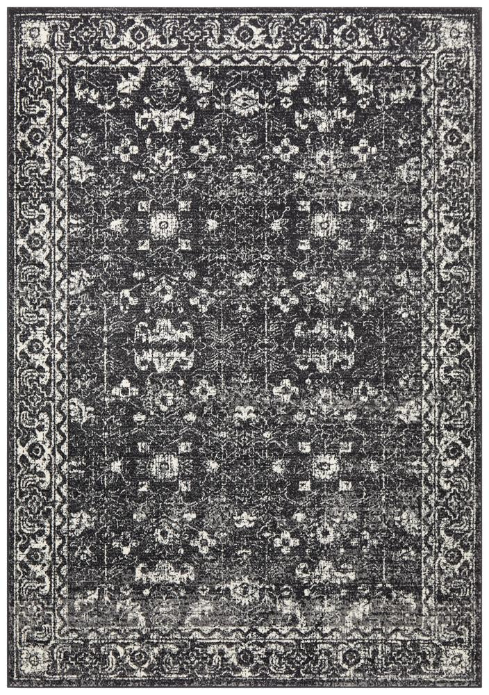 Evoke Estella Charcoal Transitional Rug