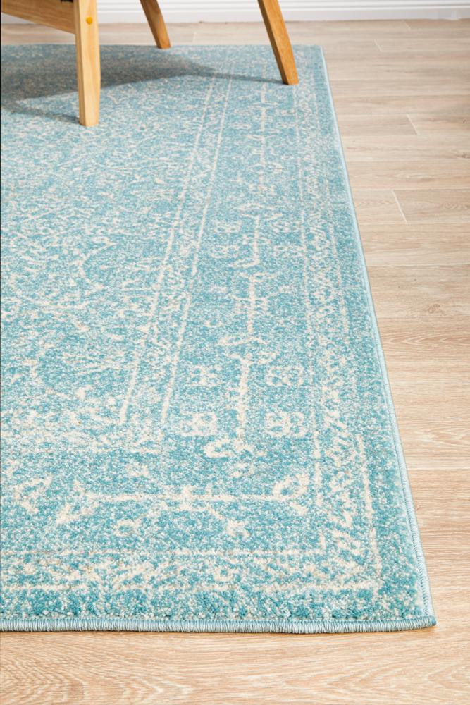 Evoke Depth Blue Transitional Rug