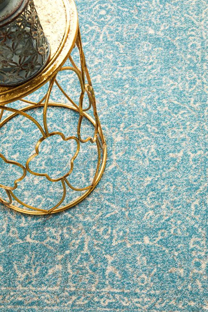 Evoke Depth Blue Transitional Rug