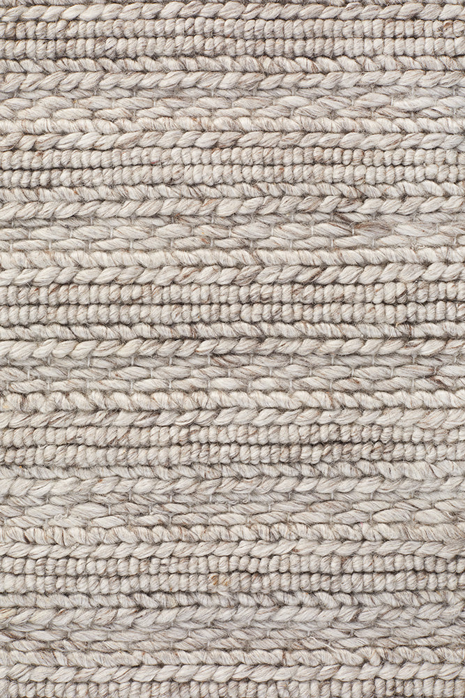 Harvest 801 Silver Textured Hand Woven Rug