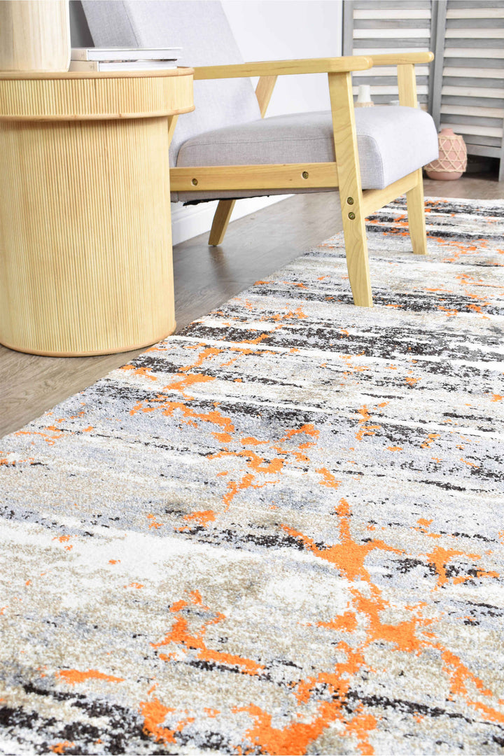 Dahlia 696 Beige Orange Rug