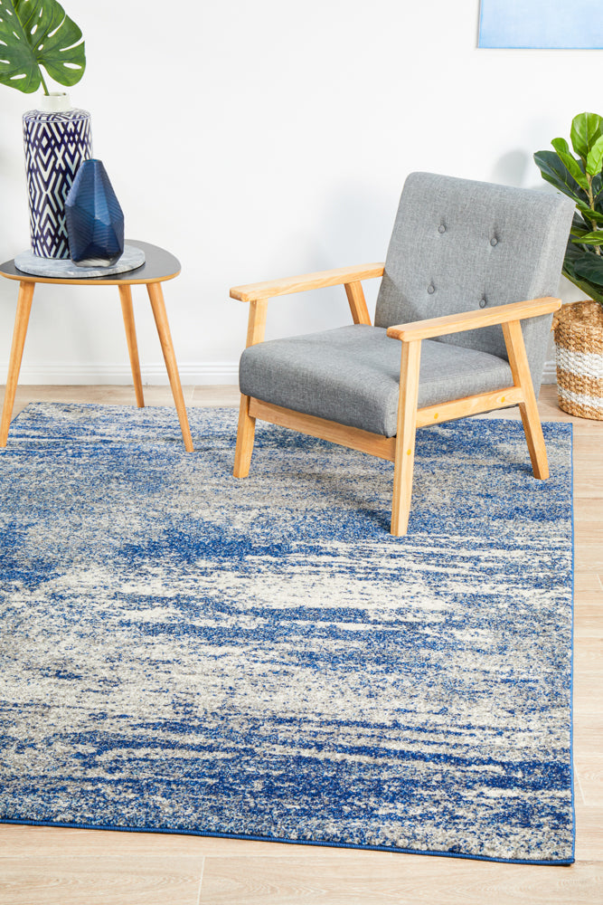 Mirage Casandra Dunescape Modern Blue Grey Rug