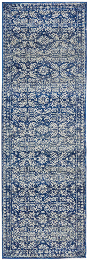 Mirage Gwyneth Stunning Transitional Navy Runner Rug