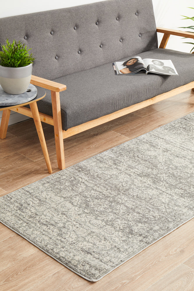 Mirage Gwyneth Stunning Transitional Silver Runner Rug