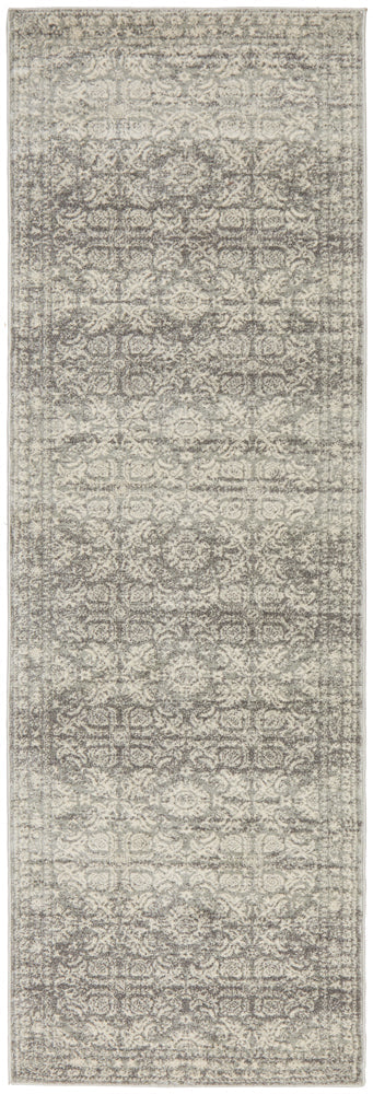 Mirage Gwyneth Stunning Transitional Silver Runner Rug