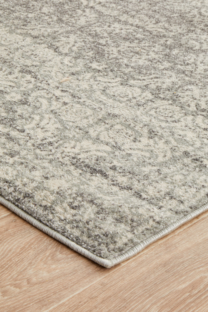 Mirage Gwyneth Stunning Transitional Silver Runner Rug