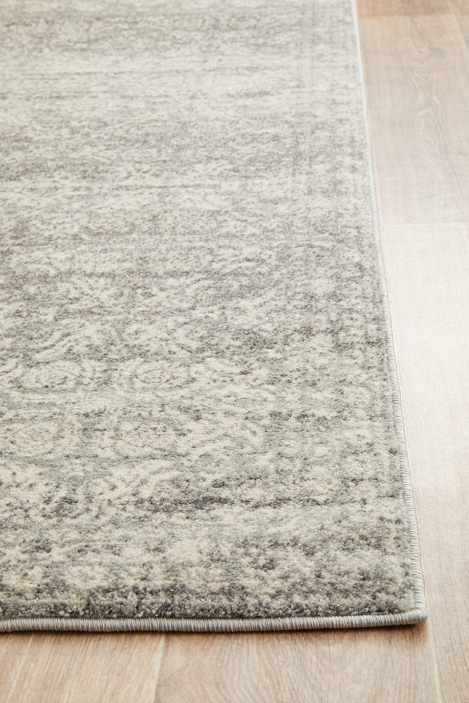 Mirage Gwyneth Stunning Transitional Silver Runner Rug