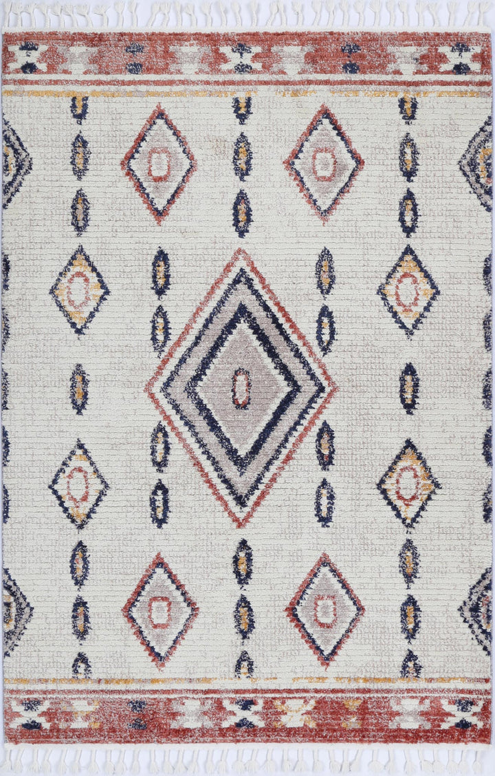 Boho Moroccan Tribal Diamond Multi Rug ( New Landed )