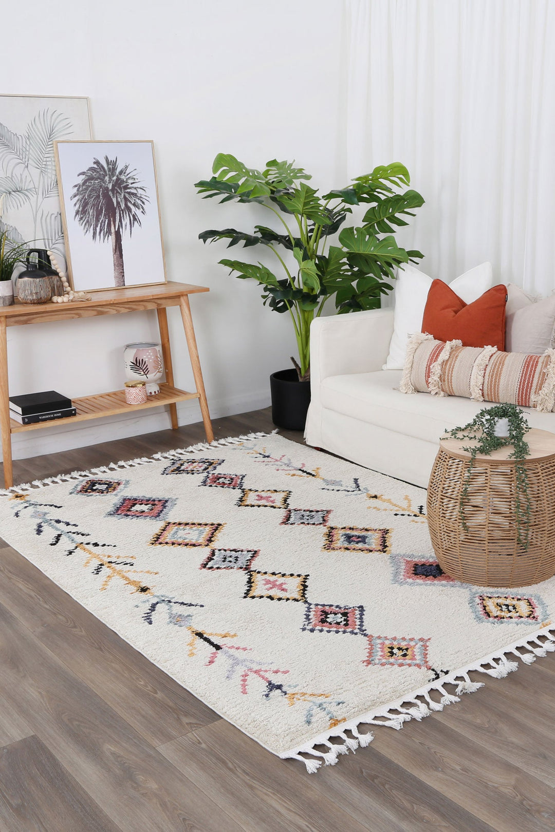 Boho Moroccan Tribal Multi Rug ( New Landed )