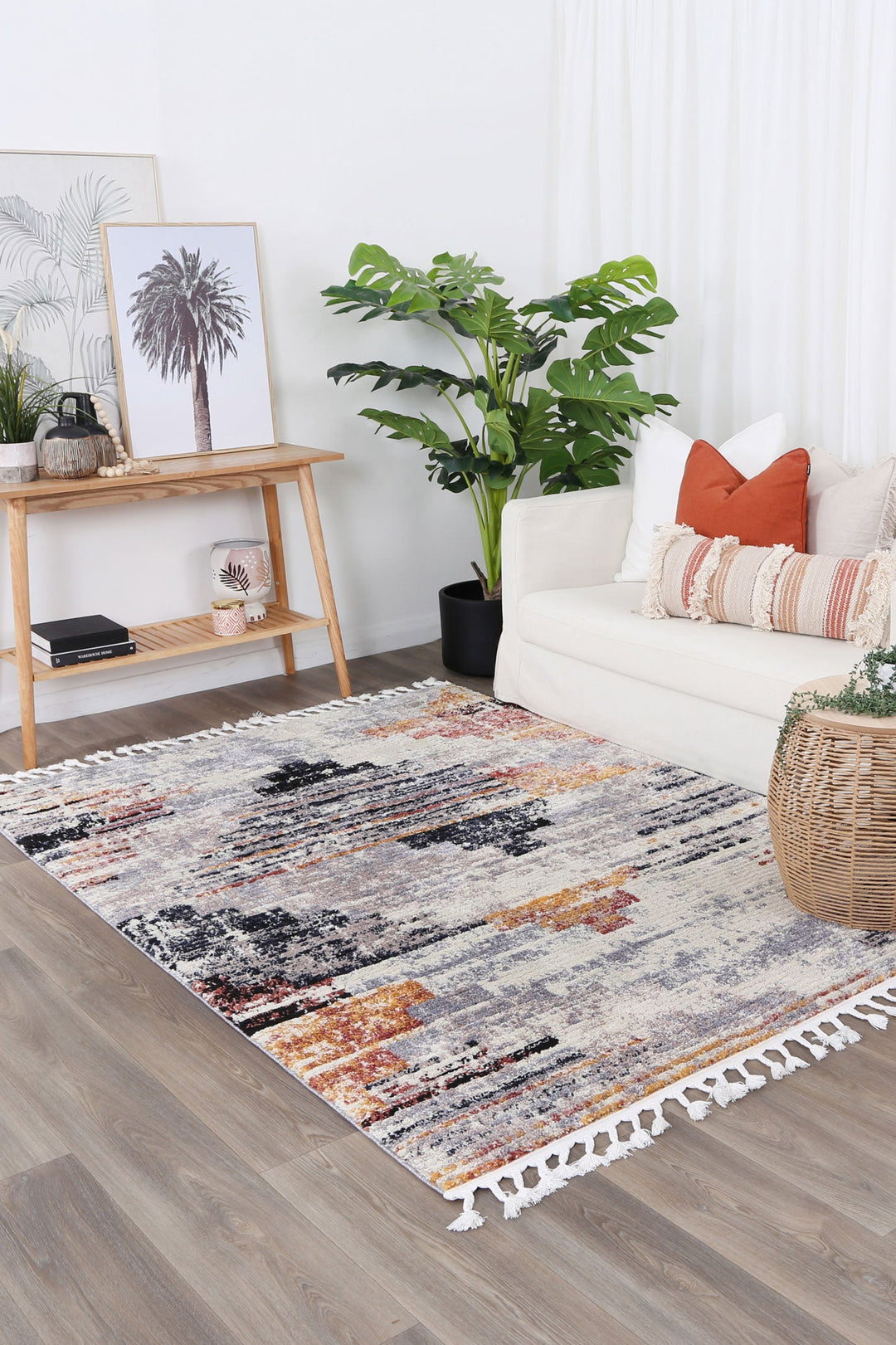 Boho Moroccan Tribal Arrow Multi Rug ( New Landed )