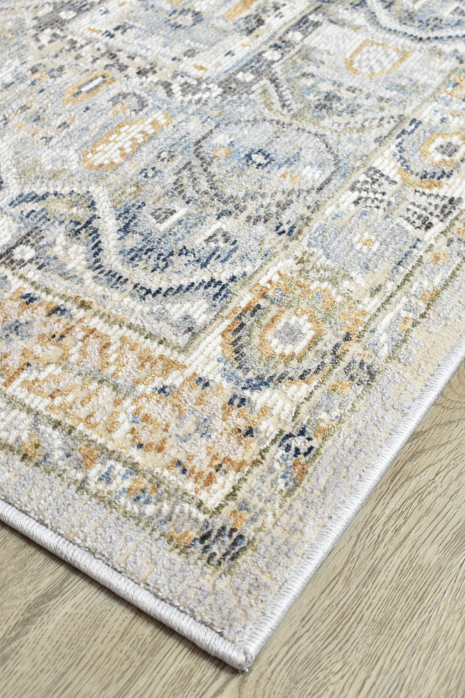 Medina Blue Grey Rug 0319A