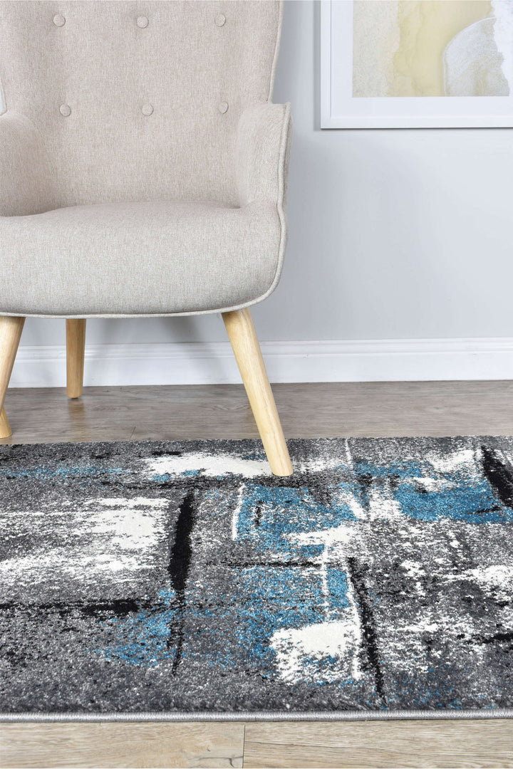 Novus 53A Grey Turquoise Runner