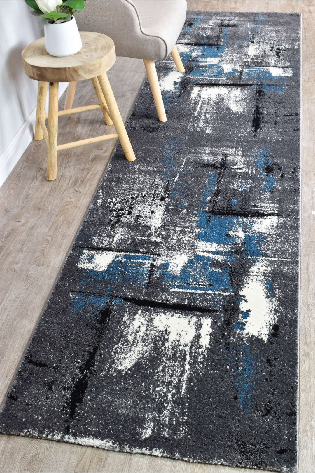 Novus 53A Grey Turquoise Runner